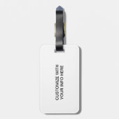  NYC New York 5th Avenue Travel Bagagelabel (Achterkant verticaal)