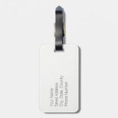 NYC New York bagagelabel (Achterkant verticaal)