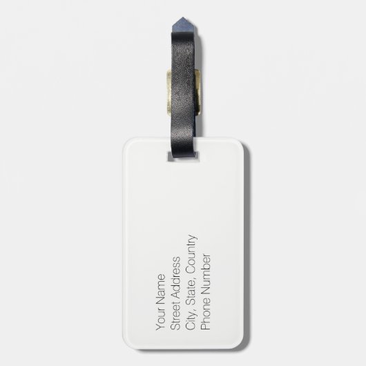 NYC New York bagagelabel (Achterkant verticaal)