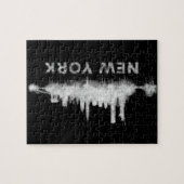 NYC New York black-White Skyline cityscape v01 Legpuzzel (Horizontaal)