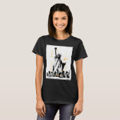 Nyc New York Brooklyn Bridge Liberty Statue Mens _ T-shirt (Voorkant volledig)