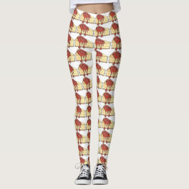 NYC New York Cherry Cheesecake Cheese Cake Foodie Leggings
