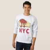 NYC New York Cherry Cheesecake Slice Sweatshirt (Voorkant volledig)