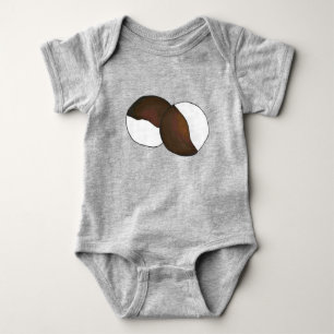 NYC New York City Black en White Cookie Cookies Romper