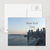 NYC New York City briefkaart (Voorkant / Achterkant)