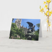 NYC New York City Cathedraal van St. John the Divi Kaart (Gele Bloem)