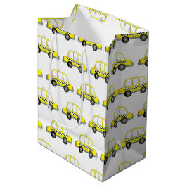 NYC New York City Checkered Yellow Taxi Cab Medium Cadeauzakje