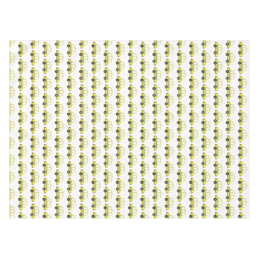 NYC New York City Checkered Yellow Taxi Cab Tafelkleed (Voorkant (Horizontaal))
