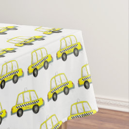 NYC New York City Checkered Yellow Taxi Cab Tafelkleed