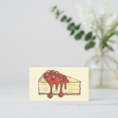 NYC New York City Cheesecake Bakery van voedsel Visitekaartje (Staand voorkant)