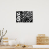  NYC New York City Manhattan Black White Poster (Keuken)