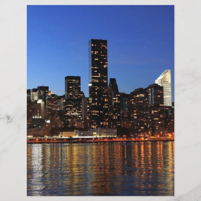 NYC New York City Manhattan Night (Voorkant)