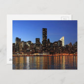 NYC New York City Manhattan Night Briefkaart (Voorkant / Achterkant)