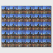 NYC New York City Manhattan Night Cadeaupapier (Vlak)