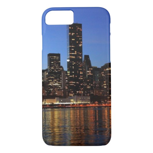 NYC New York City Manhattan Night Case-Mate iPhone Case (Achterkant)