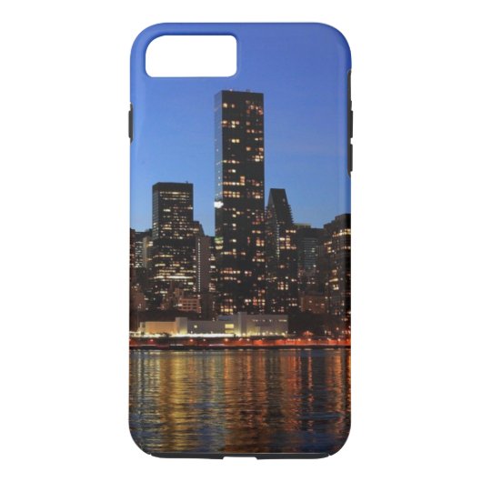 NYC New York City Manhattan Night Case-Mate iPhone Case (Achterkant)