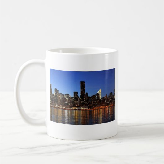 NYC New York City Manhattan Night Koffiemok (Links)