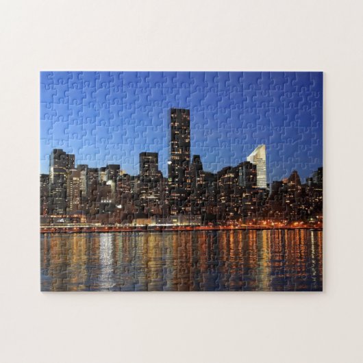 NYC New York City Manhattan Night Legpuzzel (Horizontaal)