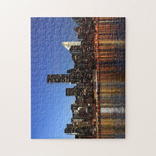 NYC New York City Manhattan Night Legpuzzel (Verticaal)
