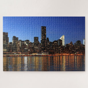 NYC New York City Manhattan Night Legpuzzel