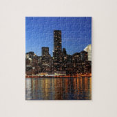 NYC New York City Manhattan Night Legpuzzel (Verticaal)