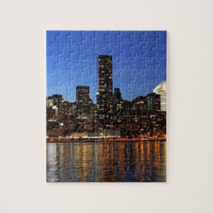 NYC New York City Manhattan Night Legpuzzel