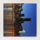 NYC New York City Manhattan Night Legpuzzel (Horizontaal)