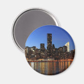 NYC New York City Manhattan Night Magneet (Voorkant / Achterkant)