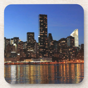 NYC New York City Manhattan Night Onderzetter