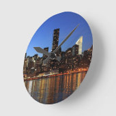 NYC New York City Manhattan Night Ronde Klok (Hoek)