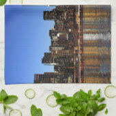 NYC New York City Manhattan Night Theedoek (Gevouwen)