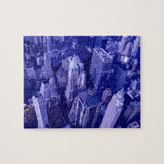 NYC New York City Manhattan Skyscrappers Legpuzzel (Horizontaal)