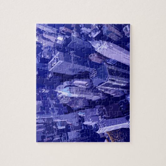 NYC New York City Manhattan Skyscrappers Legpuzzel (Verticaal)