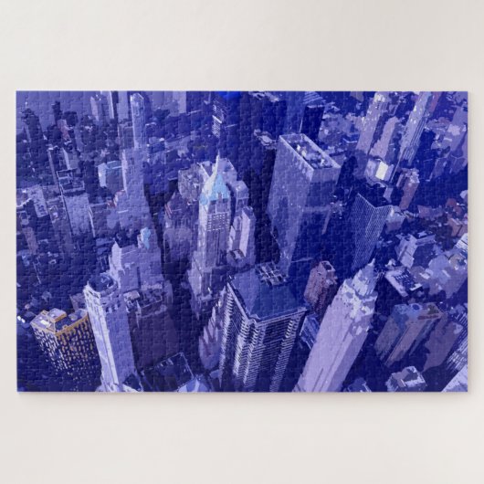 NYC New York City Manhattan Skyscrappers Legpuzzel (Horizontaal)