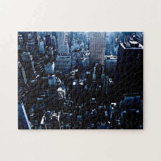NYC New York City Manhattan Skyscrappers Legpuzzel (Horizontaal)