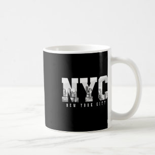 Nyc New York City Ny Silhouette Usa Amerika Vintag Koffiemok