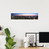 NYC New York City op Canvas Poster (Thuiskantoor)