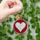 NYC New York City Red Heart People Sleutelhanger (Hand)