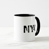 NYC New York City Salty Soft Pretzel Foodie Mok (Voorkant rechts)