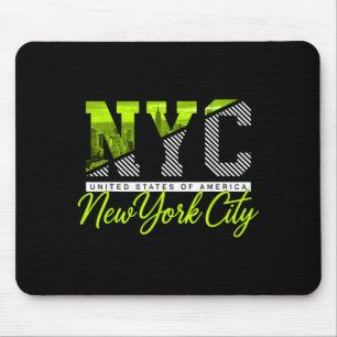 Nyc New York City Silhouette Reis Reis Souvenir Muismat