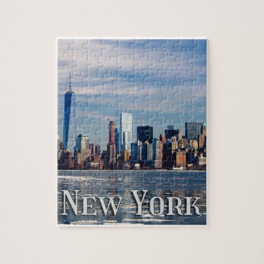 NYC - New York City Skyline | Mooie Big Apple Legpuzzel (Verticaal)