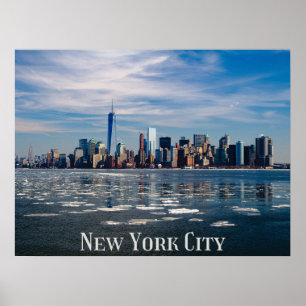 NYC - New York City Skyline   Mooie Big Apple Poster