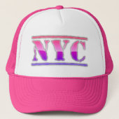 NYC New York City Trucker Hat Trucker Pet (Voorkant)