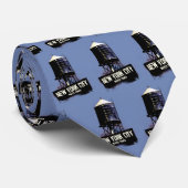 NYC New York City Water Tower Stropdas (Opgerold)