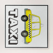 NYC New York City Yellow Cab Taxi Taxicab Legpuzzel (Horizontaal)