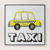 NYC New York City Yellow Cab Taxi Taxicab Legpuzzel (Verticaal)