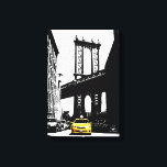 Nyc New York City Yellow Taxi Brooklyn Bridge Canvas Afdruk<br><div class="desc">Nyc New York City Yellow Taxi Brooklyn Bridge Pop Art Canvas Art Print.</div>
