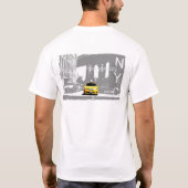 Nyc New York City Yellow Taxi Brooklyn Bridge T-shirt (Achterkant)