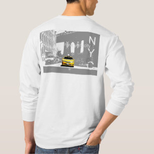 Nyc New York City Yellow Taxi Brooklyn Bridge T-shirt