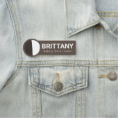 NYC New York City Zwart-wit Cookie Bakkerij Naamplaatje (In situ)